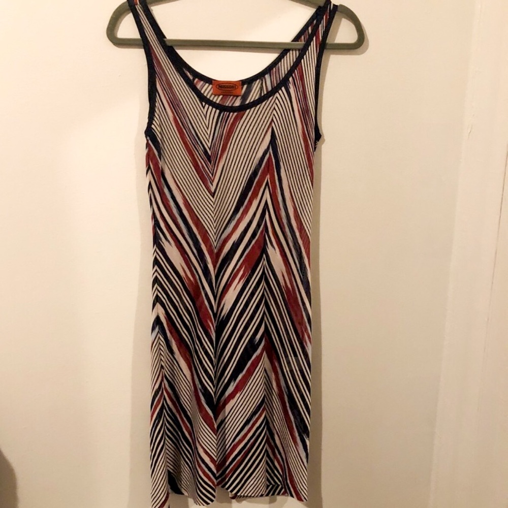 MISSONI Striped Multi Color Knit Dress
